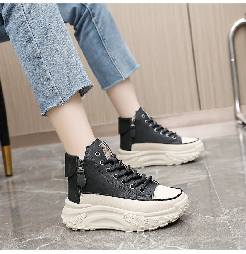 Women High Top Platform Sneaker