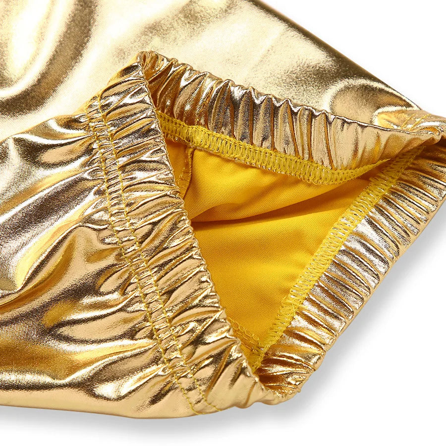 Child Metallic Leggings