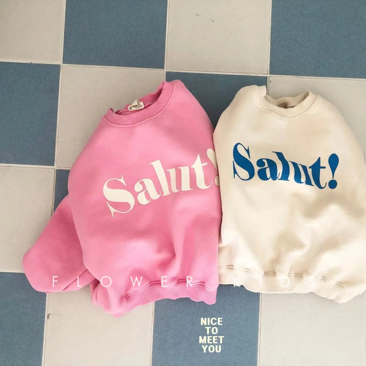 Child Long Sleeves Greeting Sweatshirt
