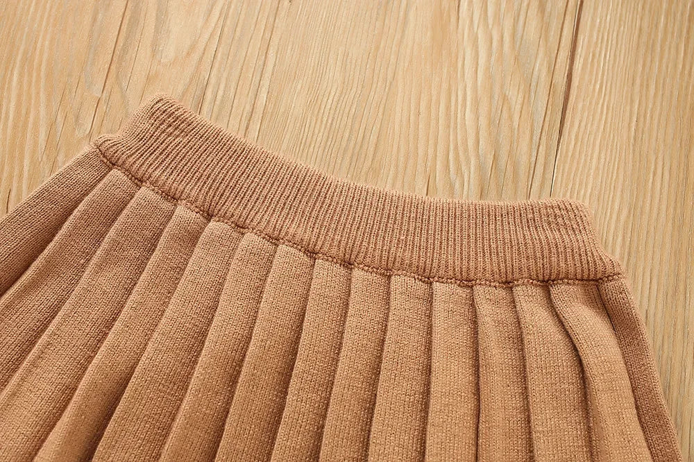 Child Striped Sweater + Skirt Set