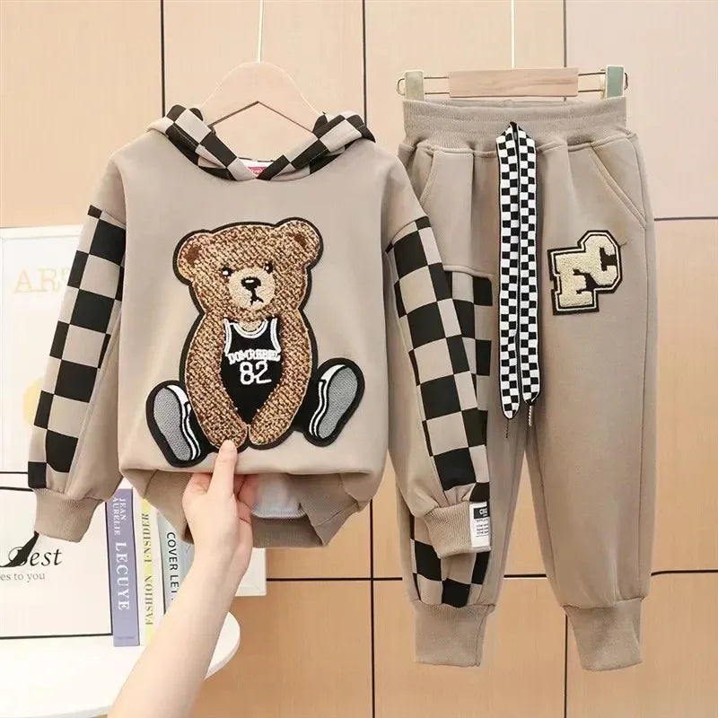 Child Cartoon Bear Sweatsuit