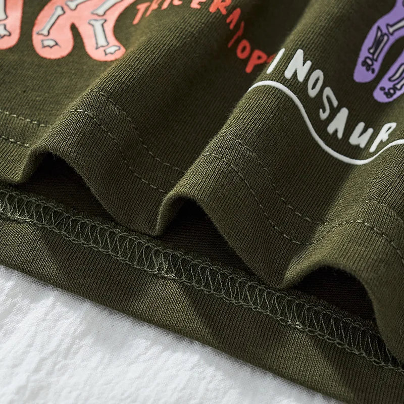 Child Long Sleeve Glow in the Dark Dinosaur T-Shirt