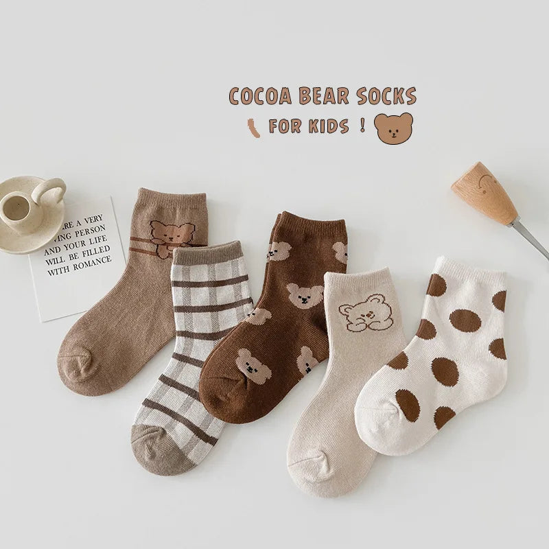 Child Bear Print Socks