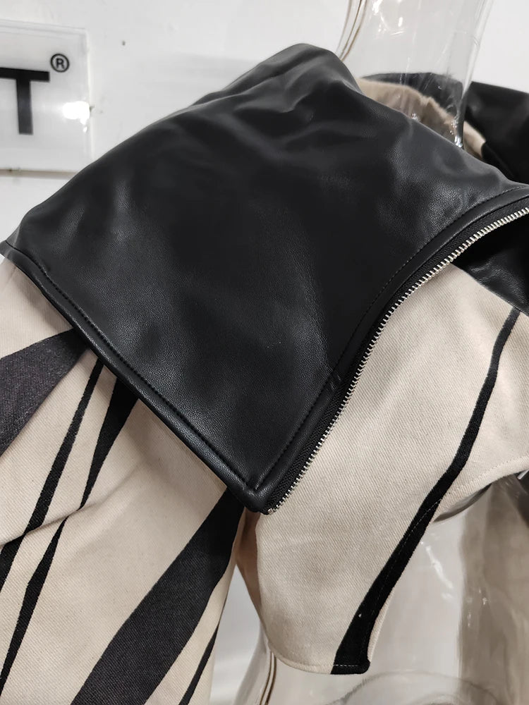 Women Oversized Cropped Jacket