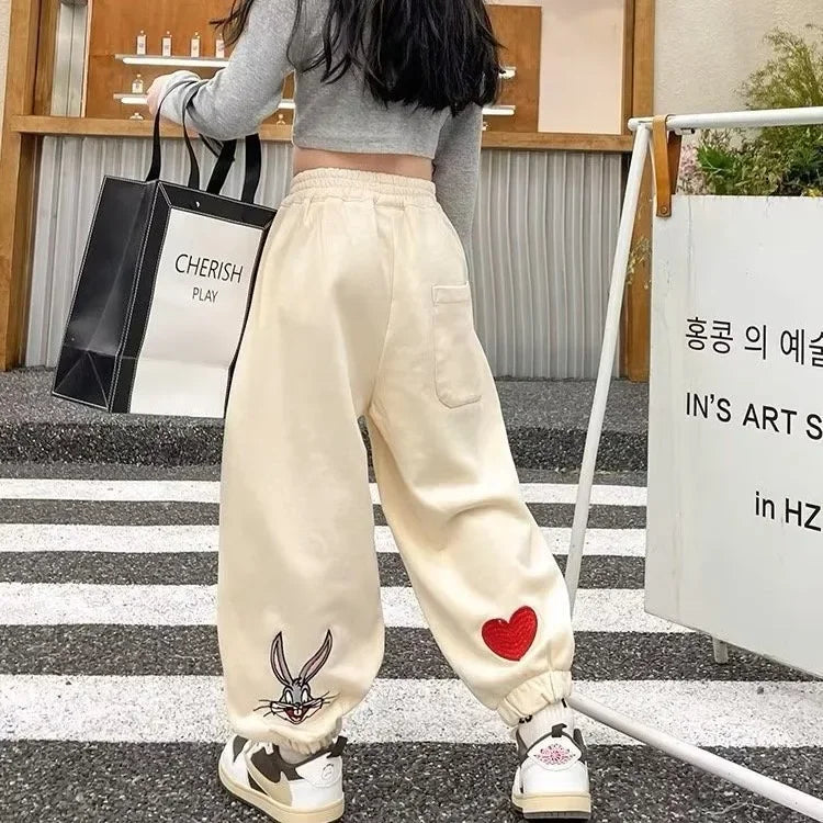Child Cartoon Print Pants