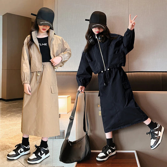 Child Parachute Skirt + Jacket Set