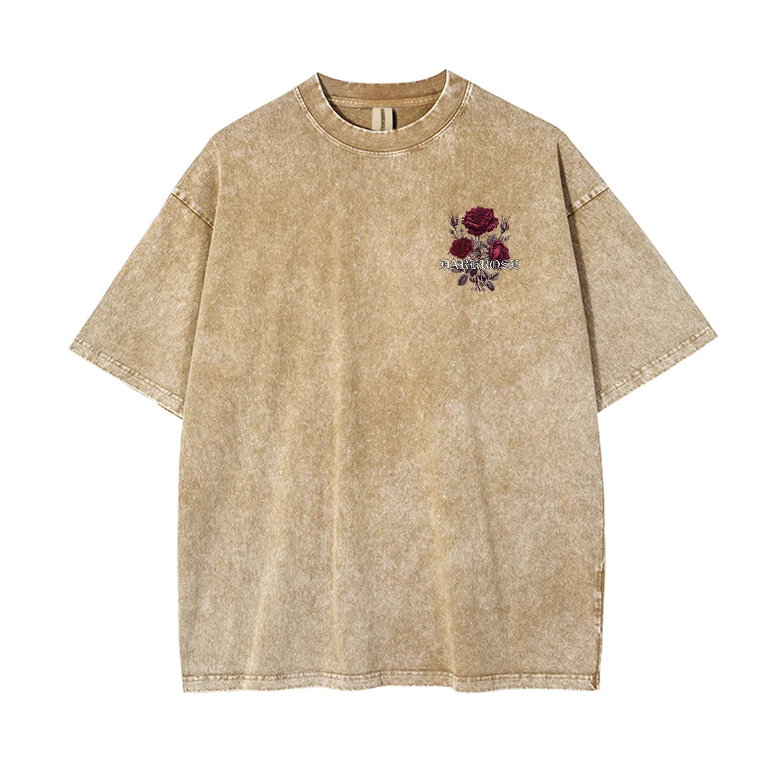 Men Rose Print Short-Sleeve T-Shirt