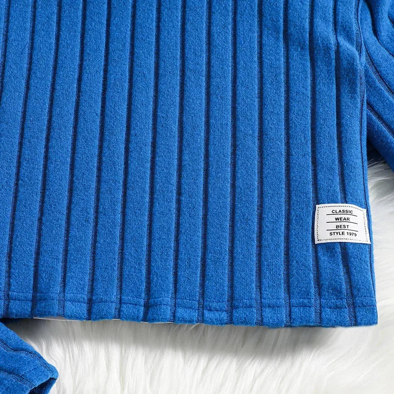 Child Cropped Sweater + Pants Set