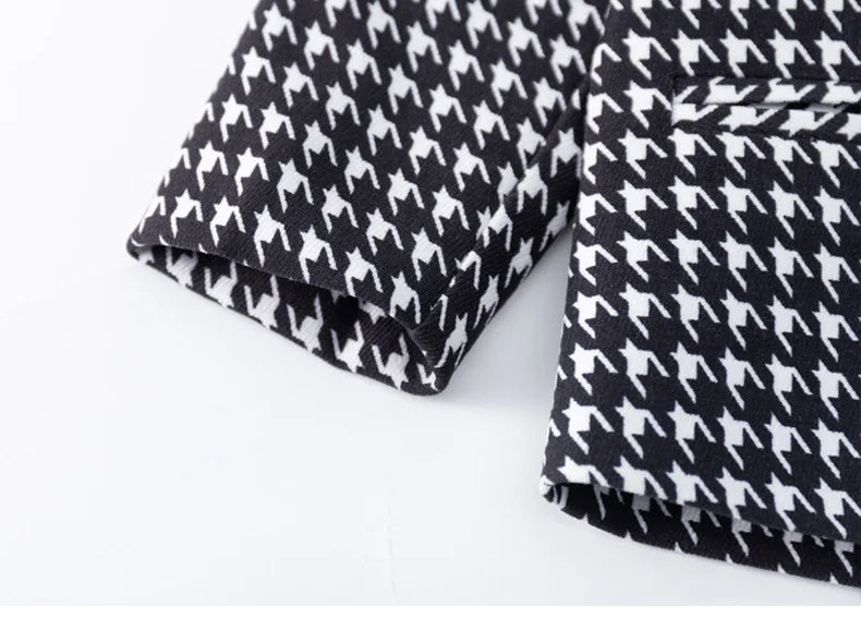 Child Houndstooth Formal Suit Set