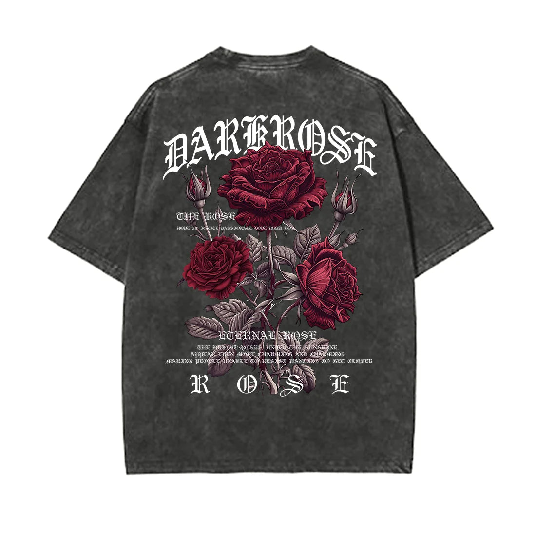 Men Rose Print Short-Sleeve T-Shirt
