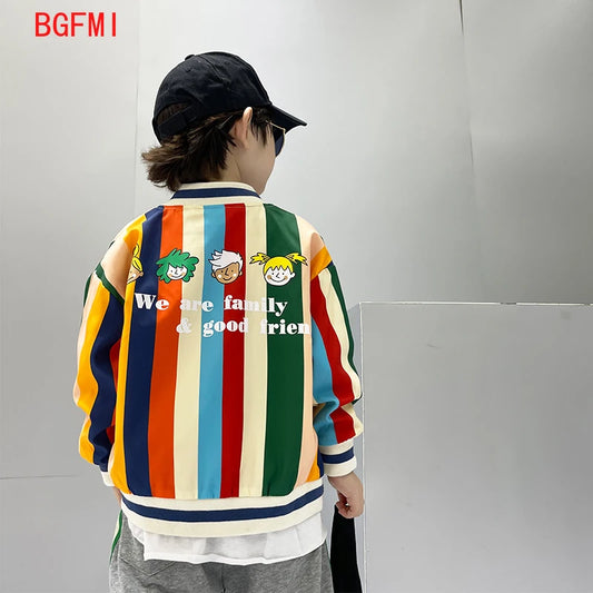 Child Rainbow Striped Jacket