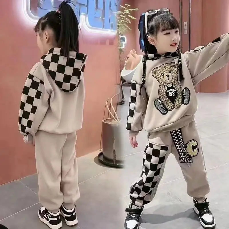 Child Cartoon Bear Sweatsuit