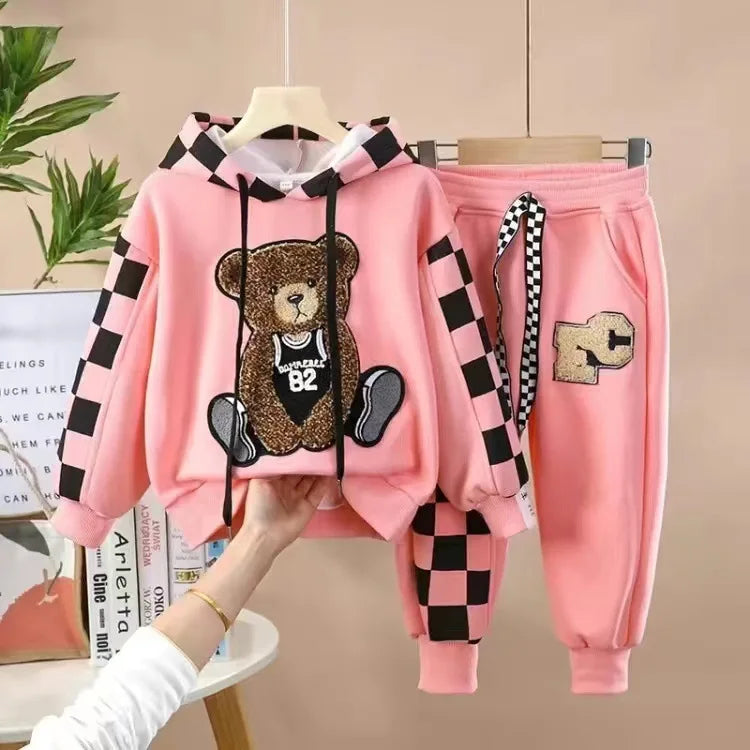 Child Cartoon Bear Sweatsuit