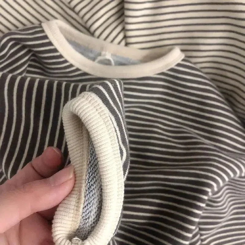 Child Long Sleeve T-Shirts Striped